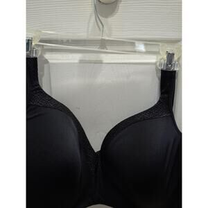 Playtex Secrets Underwire Smoothing Balconette T-Shirt Bra 42 DDD Nude-Black